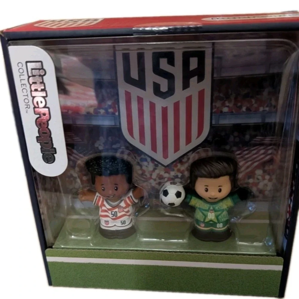 Fisher-Price Little People Collector USA Soccer Figures Set NEW